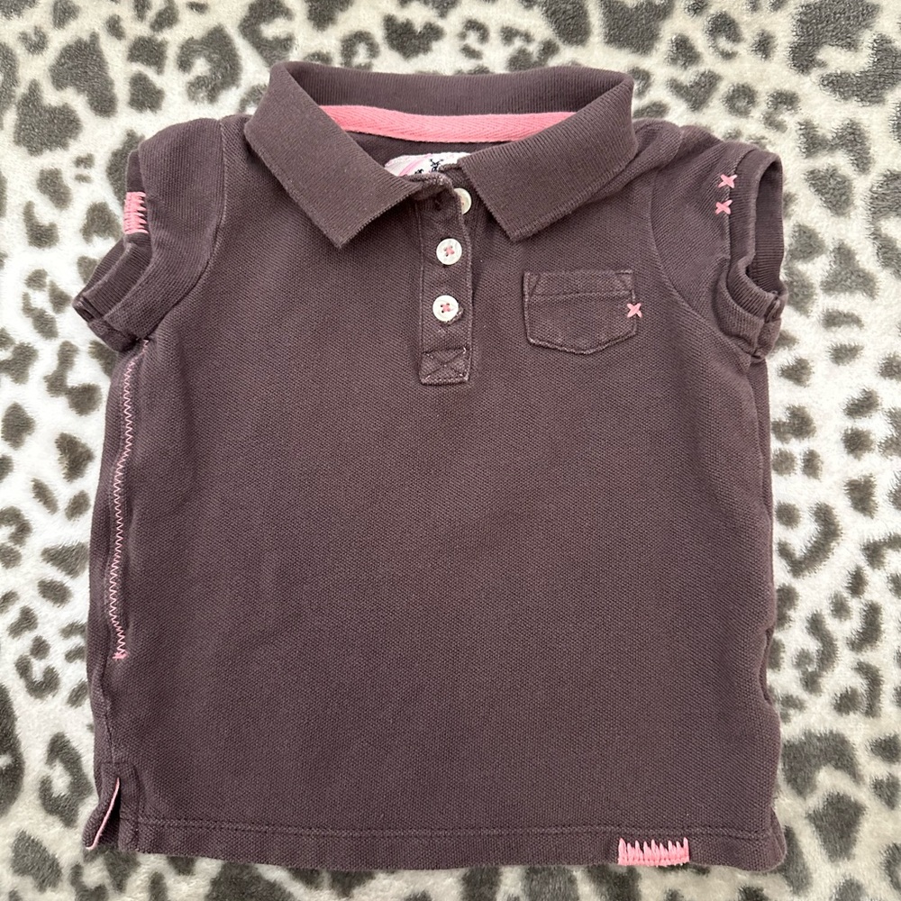 2006 Old Navy Polo Shirt in Brown Size 6-12 months